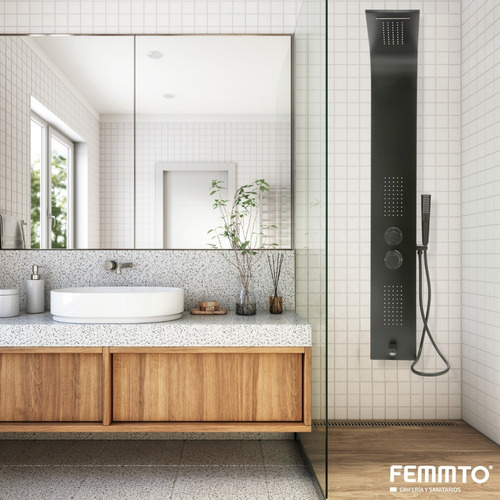 Imagen 8 de 9 de Columna Ducha Escocesa Femmto Griferia Cascada Hidromasaje