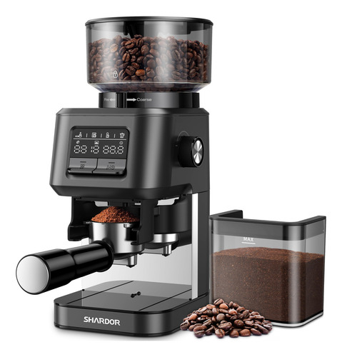 Molinillo De Café Shardor Conical Burr Electric Grey 40 Sett