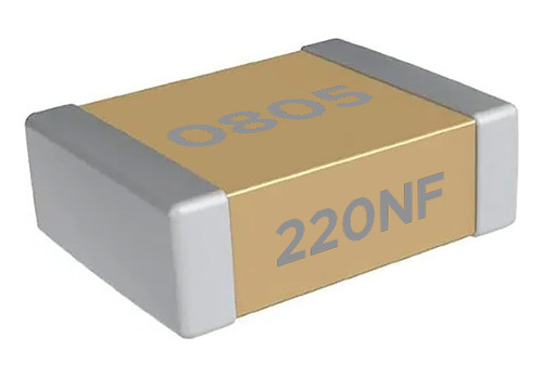 4000x Capacitor Cerâmico Multicamadas 220nf 50v Smd 0805 10