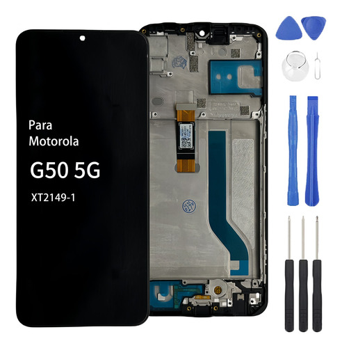Pantalla Touch Lcd Con Marco Para Motorola G50 5g Xt2149-1