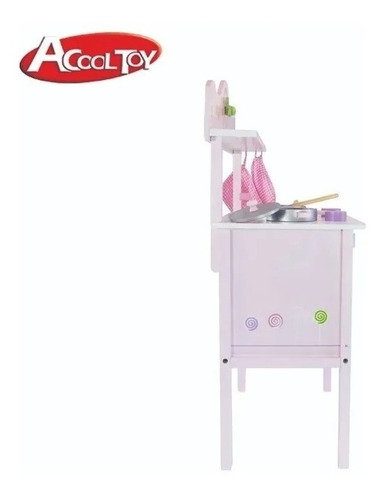 Acool Cocina De Madera Con Accesorios Didactico Ac7702 Ed