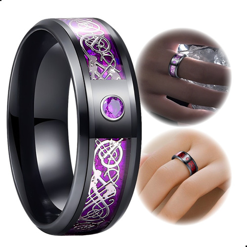 Anillo De Titanio Joyería Para Hombre Mujer Regalos Parejas