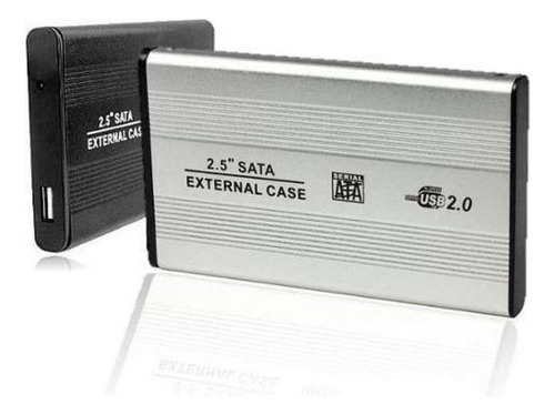 Case Gaveta Externa Hd Sata 2.5 Notebook Usb 2.0 Pc Cor Cinza
