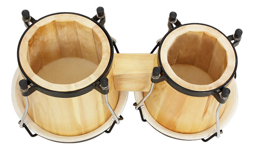 Madera Bongo Drum Congas Druming Ayuda Ayuda Para Tocar