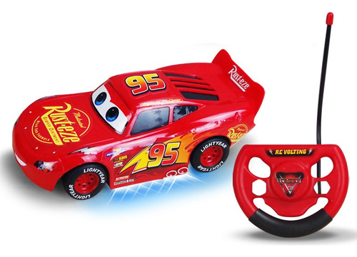 Auto Radio Control Rayo Mcqueen Con Baterias Recargables