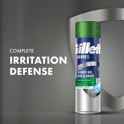 Gillette Series - Gel De Afeitar Con Aloe Vera (198 Gr)