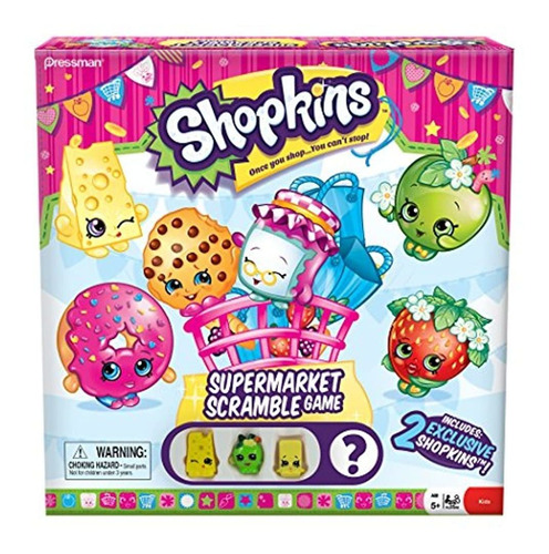 Shopkins Supermercado Scramble Juego Ninguno  Multicolor