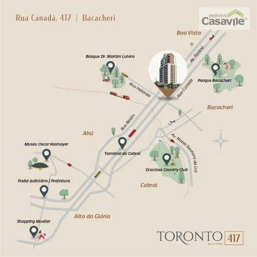 Imagem 19 de 20 de Apartamento Com 3 Dormitórios À Venda, 94 M² Por R$ 790.745,65 - Cabral - Curitiba/pr - Ap0534