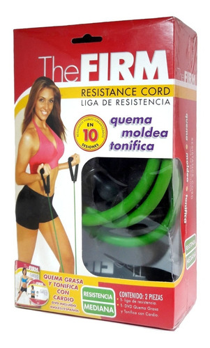 Kit Liga De Resistencia Mediana Verde + Dvd The Firm