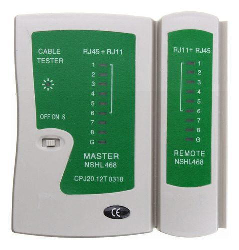 Testador Rj11 Rj45 Cat6 Cabo Lan Cat5 Cat6 Telefone Preciso