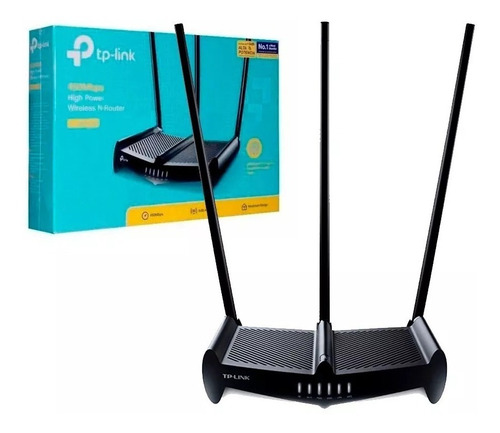 Imagen 4 de 8 de Router, Access point, Range extender TP-Link TL-WR941HP negro 220V