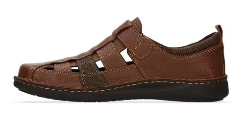 Huaraches Sandalias Piel Cafe Ferrato Comfort Playa Piel