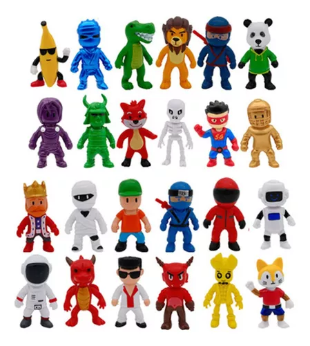 Kit 16 Bonecos Personagens Jogo Stumble Guys 7 Cm P/entrega