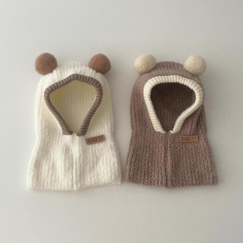 Gorro Para Bebé Con Capucha Y Gorro De Invierno De Punto