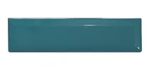 Comprar Ceramica 7,5x30 Biselada Petroleo Caja X 1m2 Piu Subway