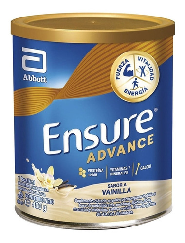 Ensure Advance Polvo De Vainilla X 400gr Multivitamínico