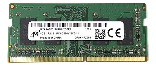 Micron Mta4atf51264hz-2g6e1 Pc4-2666v 4 Gb Ddr4 At 26