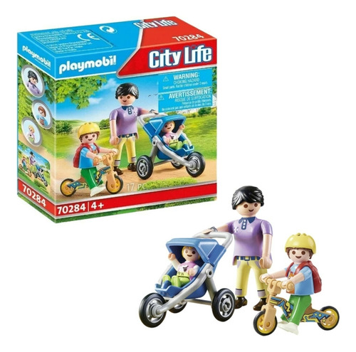 Playmobil Mamá Con Niños - 70284