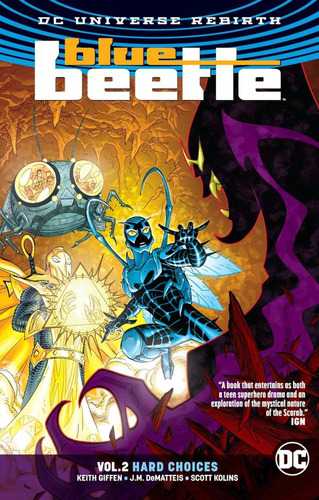 Blue Beetle Vol. 2: Hard Choices (rebirth), De Giffen, Keith. Editorial Dc Comics, Tapa Blanda En Inglés
