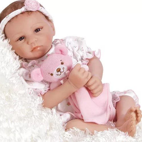 Boneca Bebê Reborn Poppy Asiática Paradise Galleries Real Life 50 cm -  Miami Outlet Importados