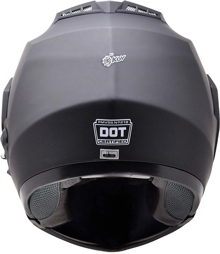 Imagen 6 de 10 de Casco Kov Stealth Abatible Certificado Dot Varios Colores