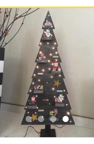 Árbol De Madera Navideño