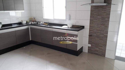 Imagem 1 de 14 de Sobrado Com 2 Dormitórios À Venda, 161 M² Por R$ 540.000,00 - Campestre - Santo André/sp - So1483