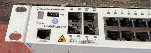 Switch Poe Y Gigabit 48 Puertos Alcatel Lucent Conocedores (Usado)