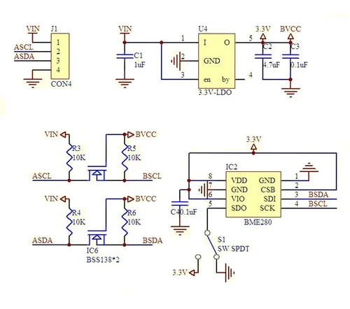 Onyehn Modulo De Sensor De Presion Barometrica De Humedad De