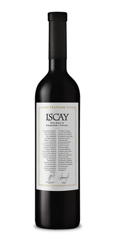 Vino Trapiche Iscay Malbec - Caberent Franc X750cc