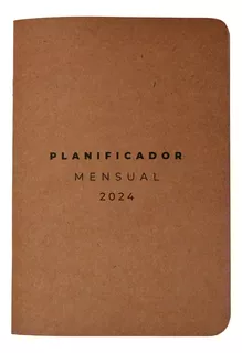 Planificador Mensual 2024 A5 (15x21) - Planner Ecologico