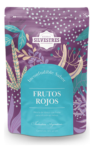 Te Hebras Silvestres Frutos Rojos Doypack X 40 G