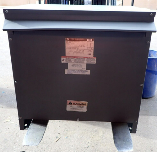 Square D 75 Kva 3 Phase Transformer 75t3h 480 To 208y/12 Dde (Reacondicionado)