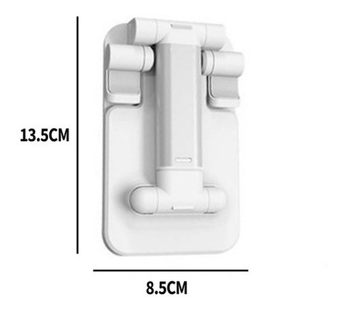 Soporte Ajustable Plegable Para Teléfono Móvil, Color Blanco