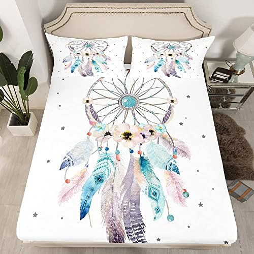 Juego De Sábanas Atrapasueños Para Cama Individual, Estilo B