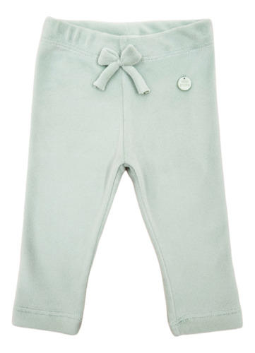 Leggings Plush Mini Anima Pantalon Bebe Kids Verde Pastel