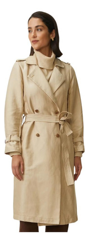 Trench Feminino Shoulder Coat