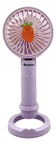 Mini Ventilador C/ Suporte - Bommax A044 Cor Roxo