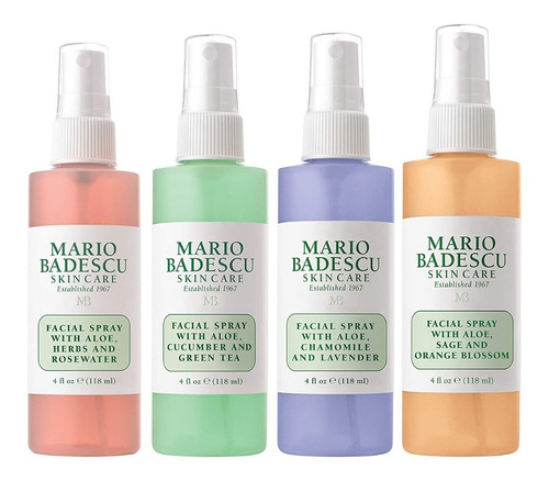 Mario Badescu The Face Spray Collection 4 Frascos 118ml