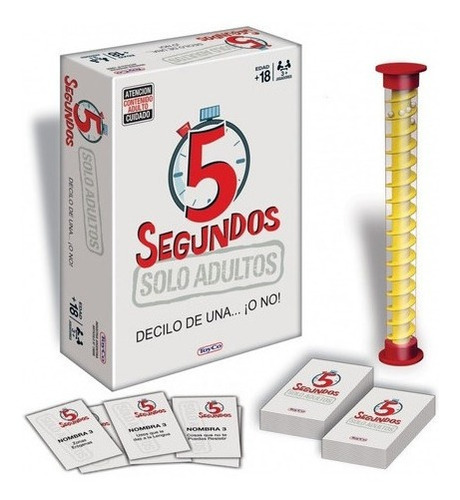 Juego De Mesa 5 Segundos Edicion Solo Adultos . Toyco