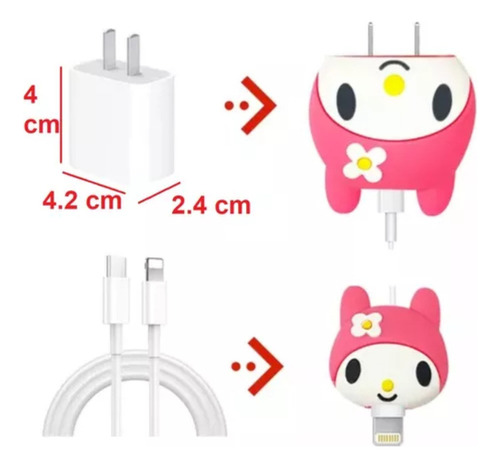 . Protector Para Cubo Y Entrada Cargador Con Cubre Cable