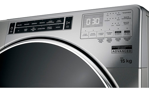 Lavadora De Roupas 15kg Automática 13 Programações Brastemp