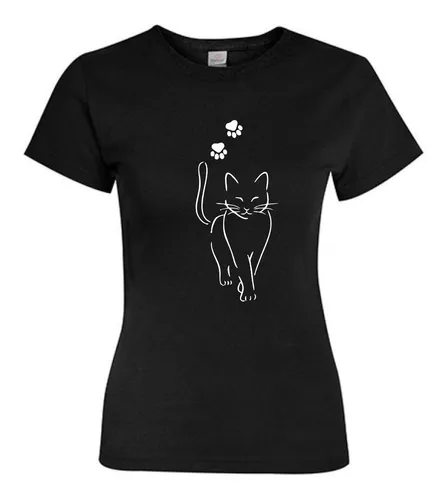 Polera de gato mujer sale