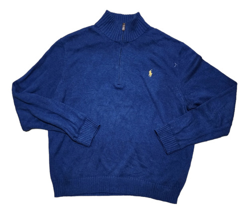 Sueter Polo Ralph Lauren Xgrande Xl Azul Pony Amarillo