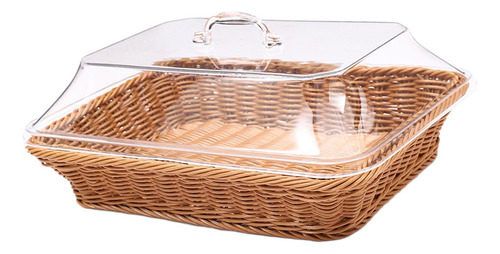 Cesta De Pan, Tejida, Cesta De Desayuno Multiusos, Medio
