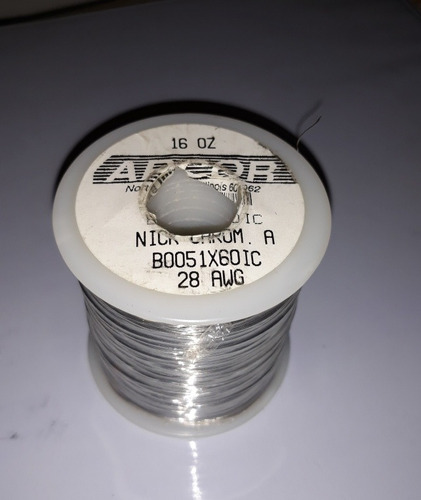 Alambre Nicromo Resistencia De Calor, 28 Awg, 0,32 Mm. 