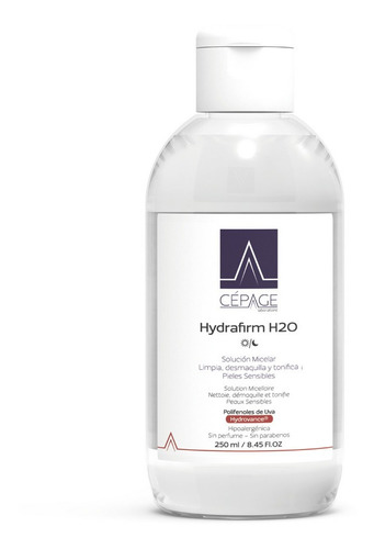 Hydrafirm H2o Locion Micelar Hidratante Cepage X 245 Ml