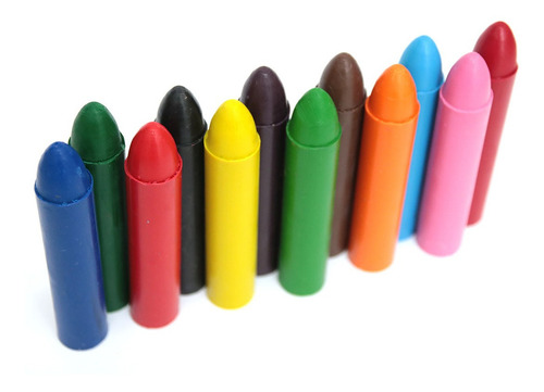 Giz Cera De Abelha Maxi Com 12 Cores - Cadu Materiais