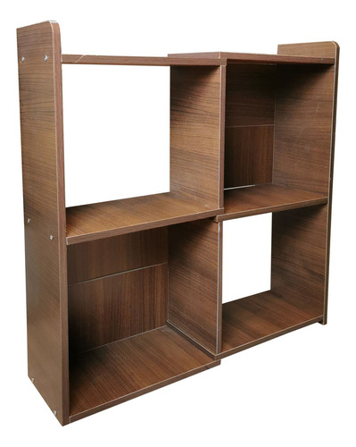 Mueble Organizador Biblioteca Mdf 60x60cm Pack X 2 Un