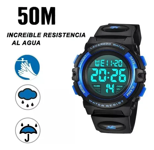 Reloj Digital BEN NEVIS Impermeable Para Niños Y Pulsera Dinosaurio Deportivo Multifunción Con Alarma Y Cronógrafo,correa Negro